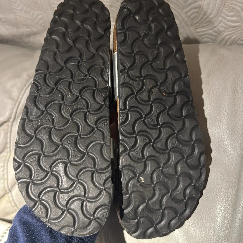 Birkenstock Mayari thong sandals size 37 in silverr - Picture 4 of 5